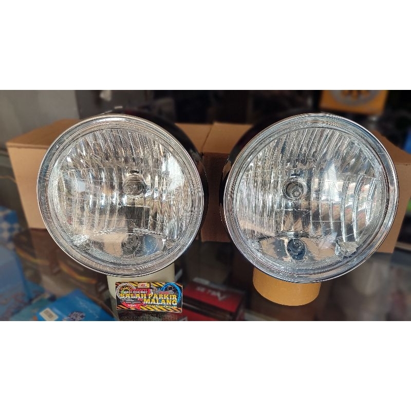 Lampu Depan Tiger Revo Head Lamp Tiger Barong Head Batok Lampu Tiger Revo Tiger Barong Tiger Pece Ti