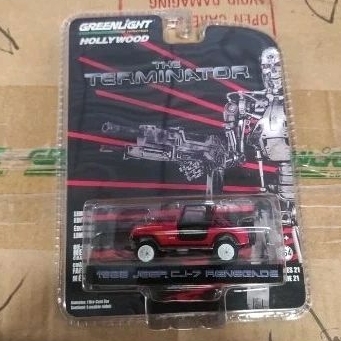 GREENLIGHT CJ 7 RENEGADE JEEP THE TERMINATOR