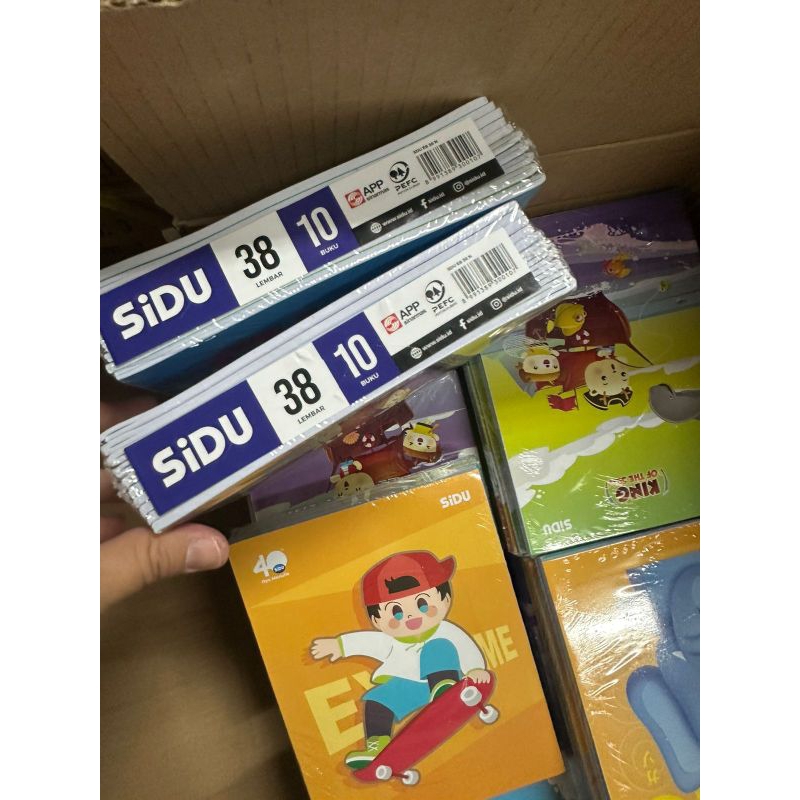 

Buku tulis sidu 38 lembar isi 10