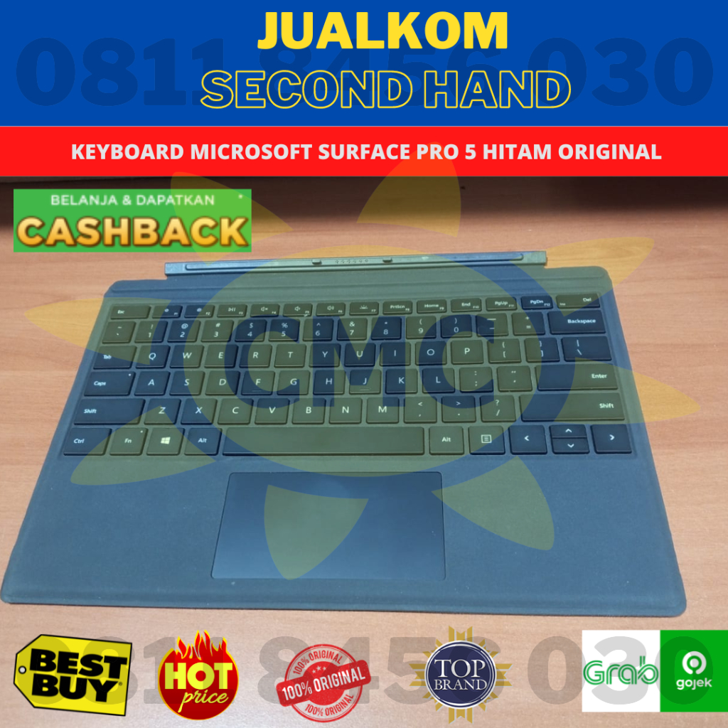 Microsoft Keyboard Typecover for Surface Pro 5 Second Original