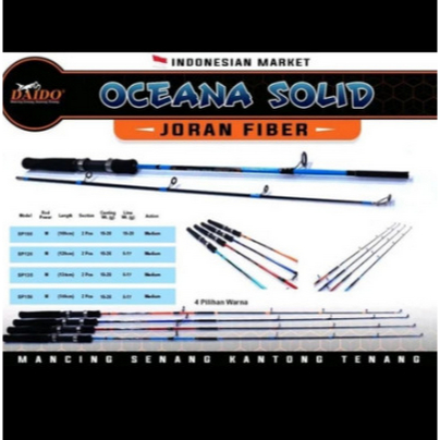 Alat Pancing Kuat Joran Daido Oceana 135 Rod Fiber Solid