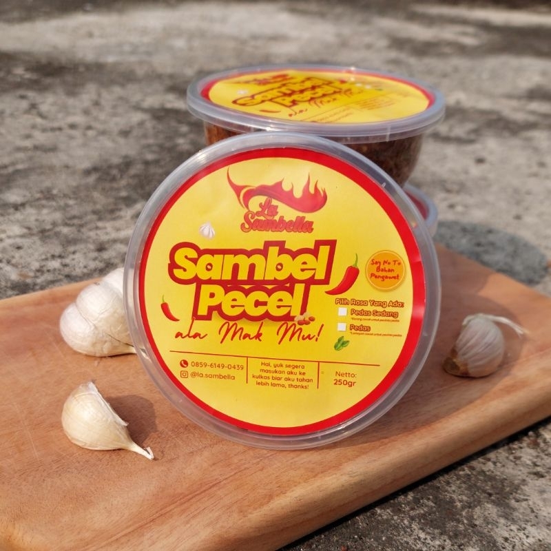 

Sambel Pecel Sambal Kacang Asli Bumbu Pecel PEDAS