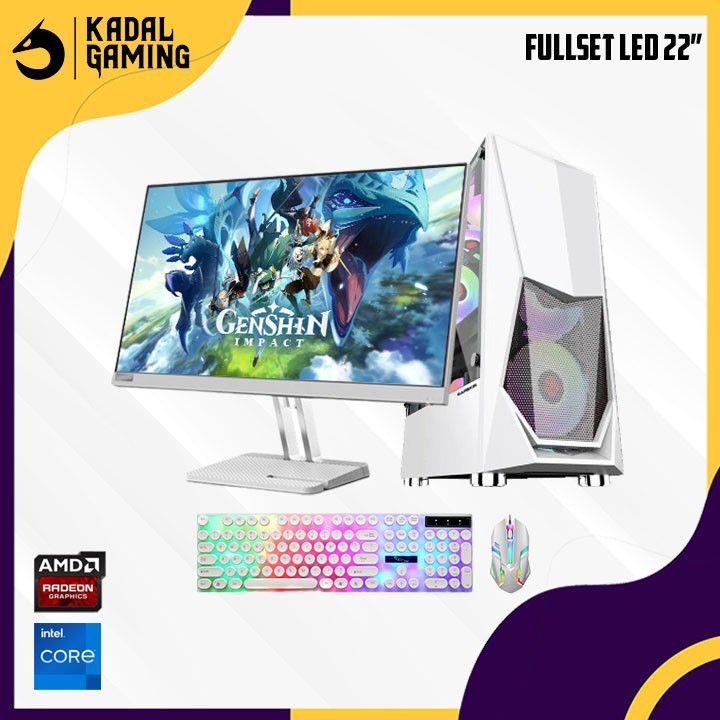 PC INTEL CORE I3 10105F VGA NVIDIA 4GB RAM 8GB GAMING EDITING FULLSET