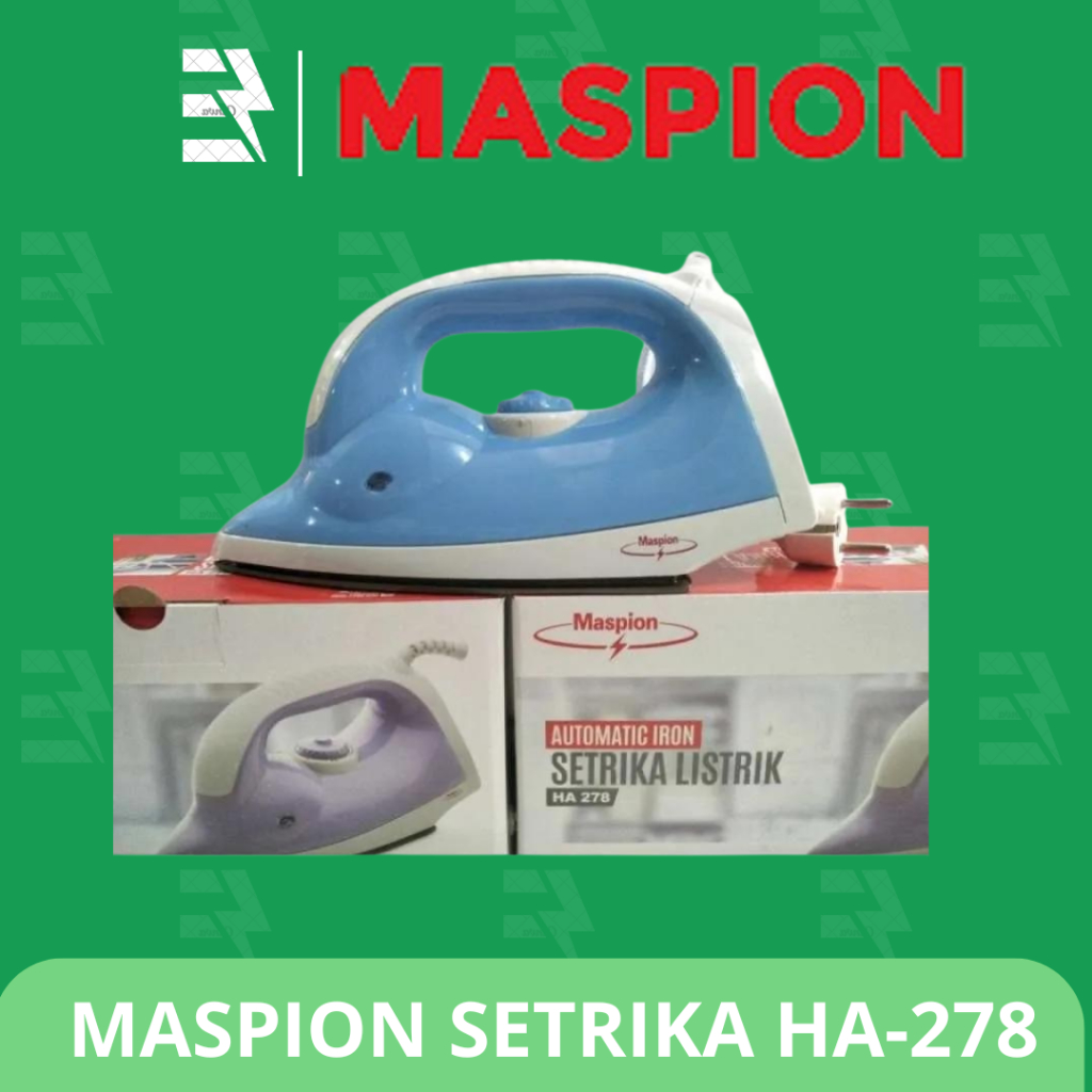 SETRIKA LISTRIK MASPION HA-278