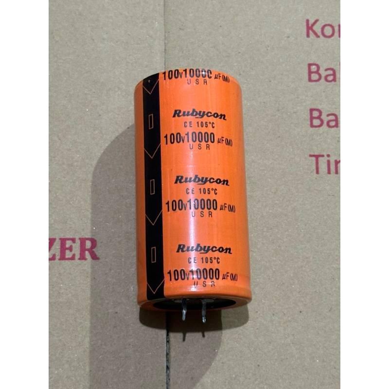 Elco 10000uf 100v Rubycon orange Kode Usr