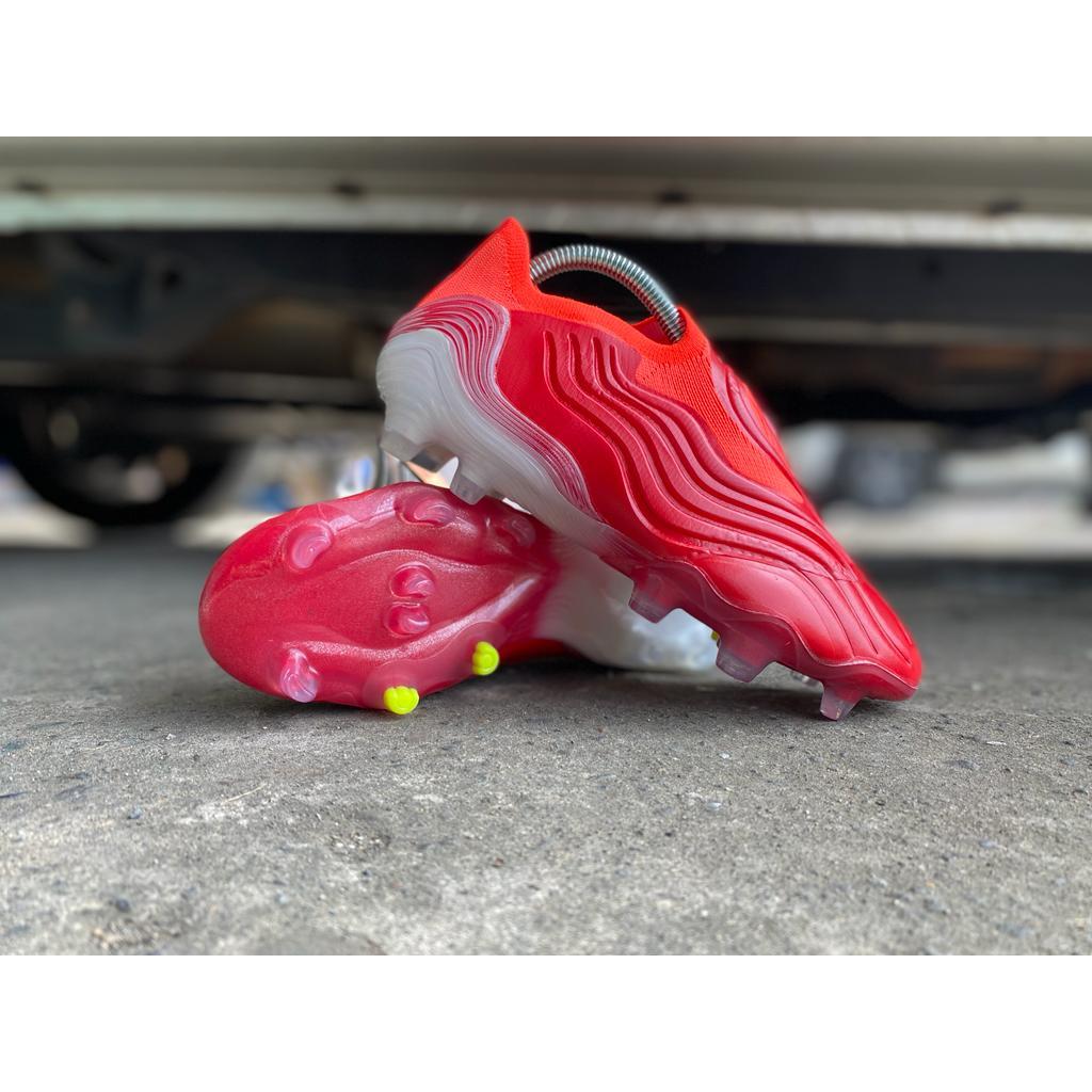 Sepatu Bola Adidas Copa Sense+ FG - Red White Solar Red