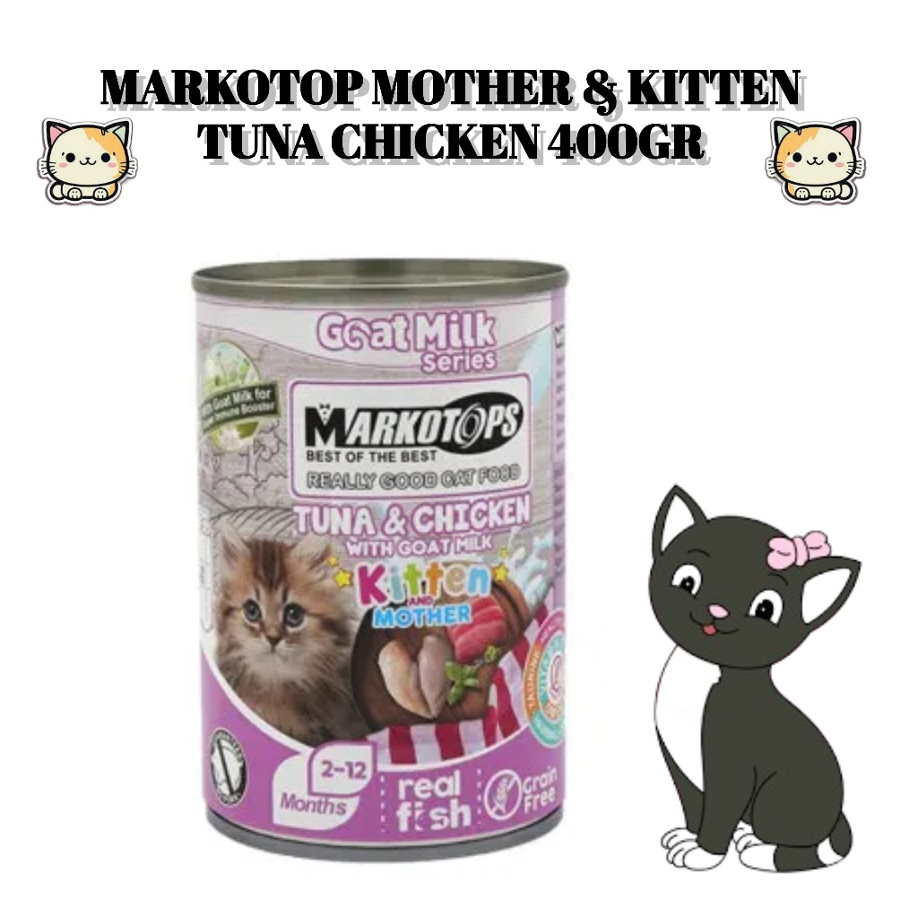 Markotops Tuna Chicken Kitten Kaleng Makanan Kucing Basah Wet Cat Food