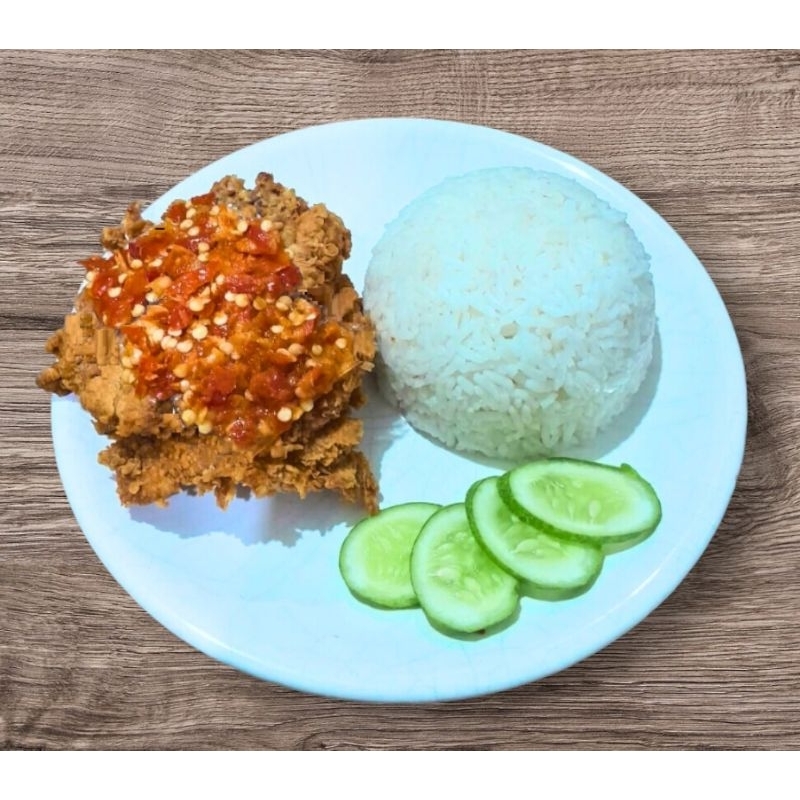 

Nasi Ayam Crispy Sambal Geprek