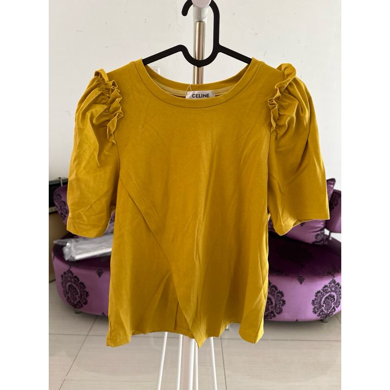 nbu celine mustard top