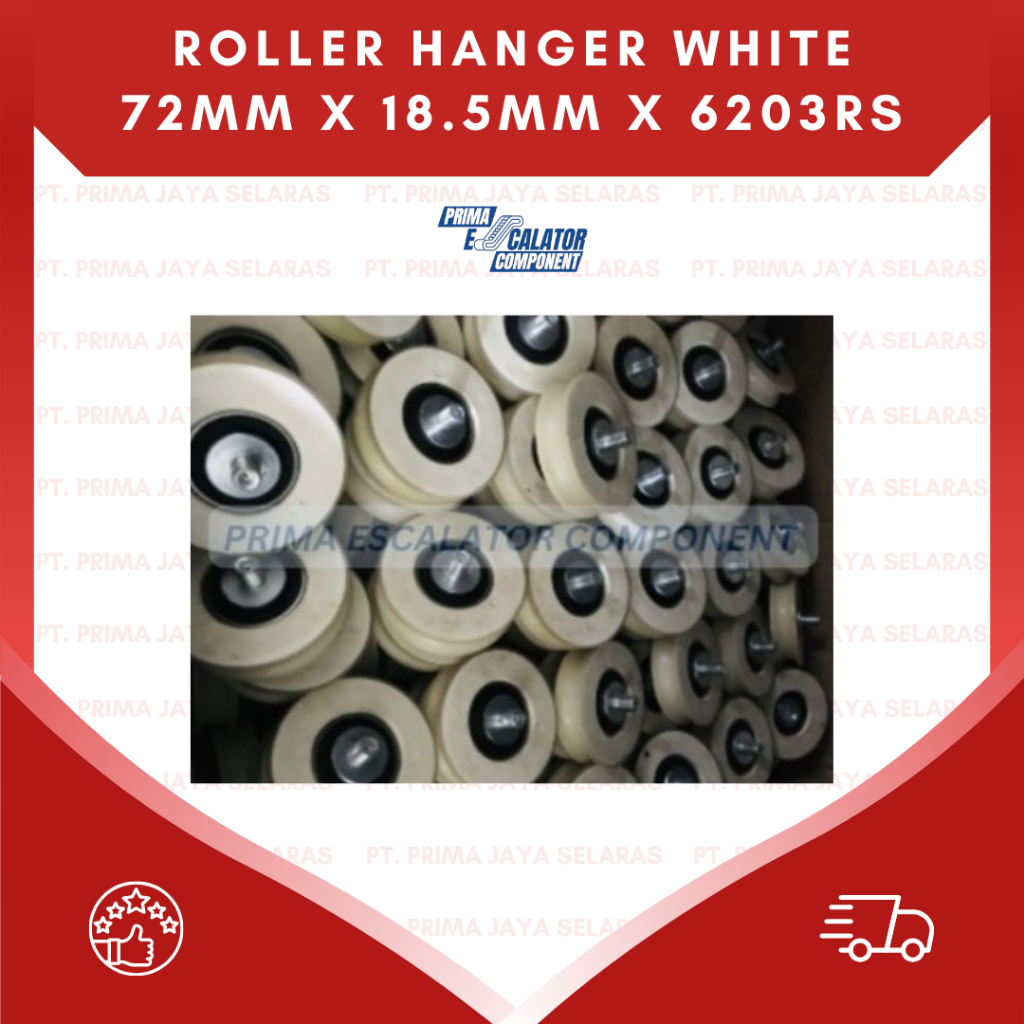 ELEVATOR LIFT/LIFT DOOR ROLLER HANGER LIFT DIA 72 MM X 15 MM BEARING 6203RS