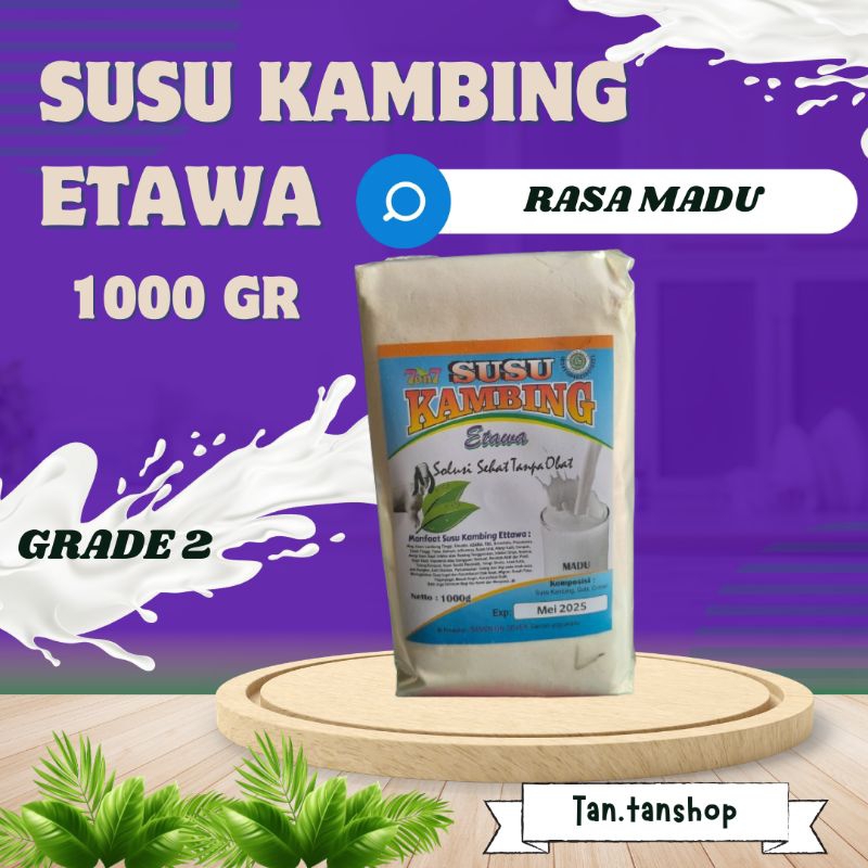 

SUSU KAMBING ETAWA RASA MADU 1000 GR