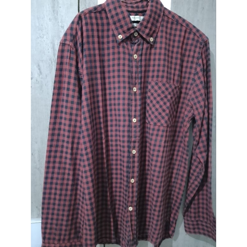 Kemeja flannel Mango Man