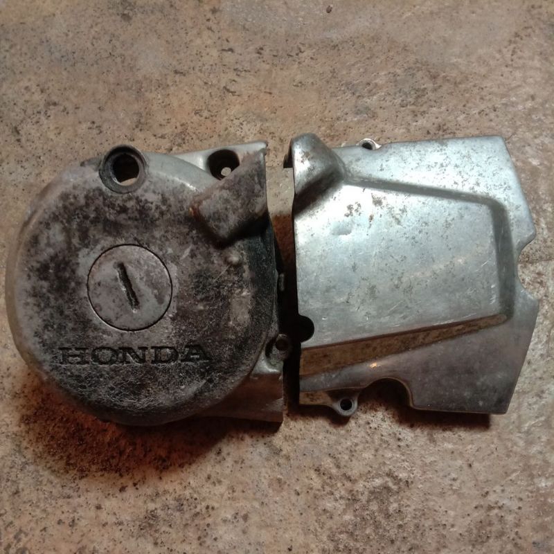 Cover Tutup Kalter Bak Magnet Magnit Kiri Mesin Ori Original Copotan Honda Gl Max Pro Glmax Glpro Se
