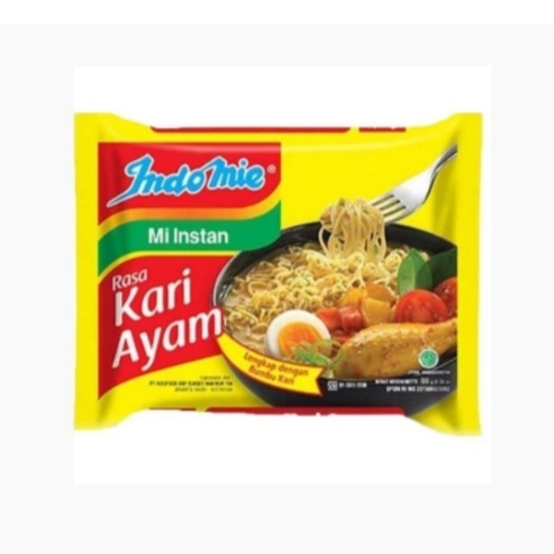 

Indomie Kuah Rasa Kari Ayam 72gram Isi 5Bungkus|Promo Murah