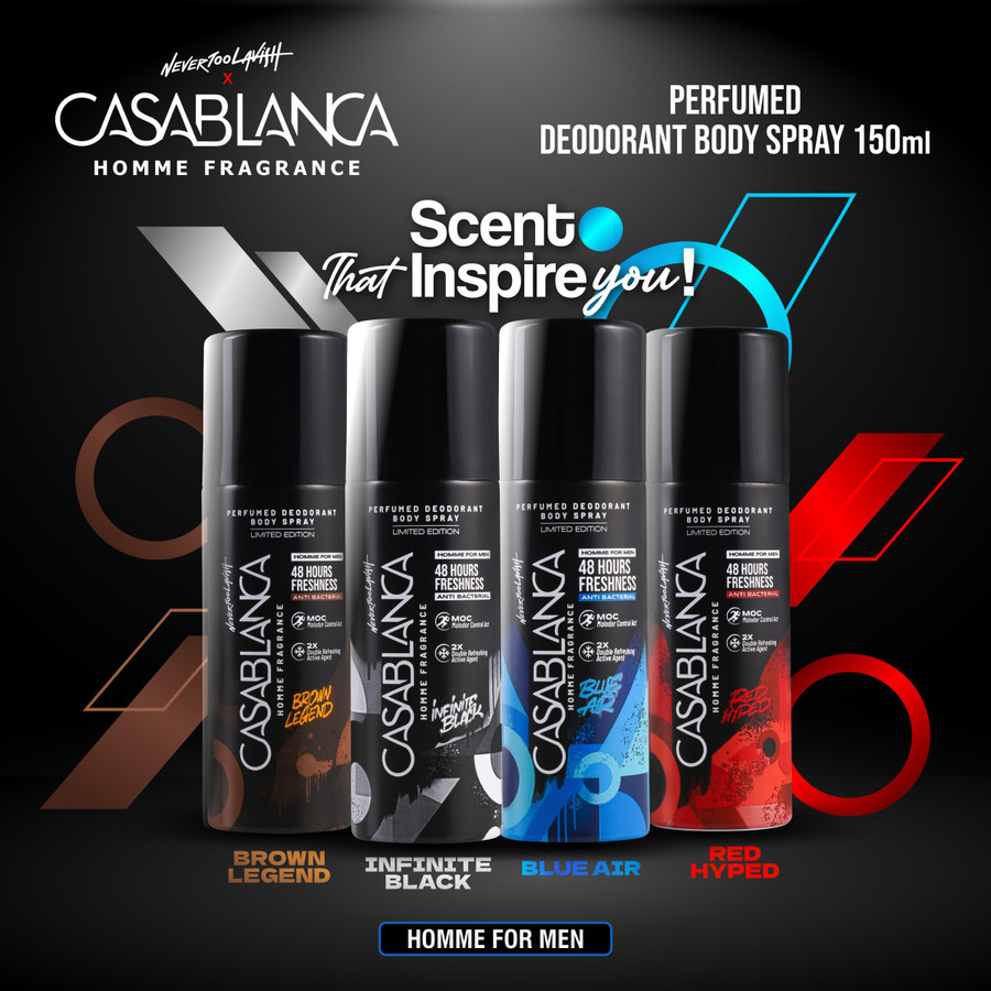 CASABLANCA Homme Perfumed Deodorant Body Spray - Pria