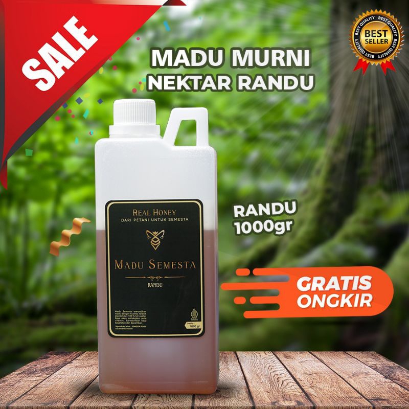 

Madu Semesta - Madu Murni Asli Nektar Randu - 1000gram