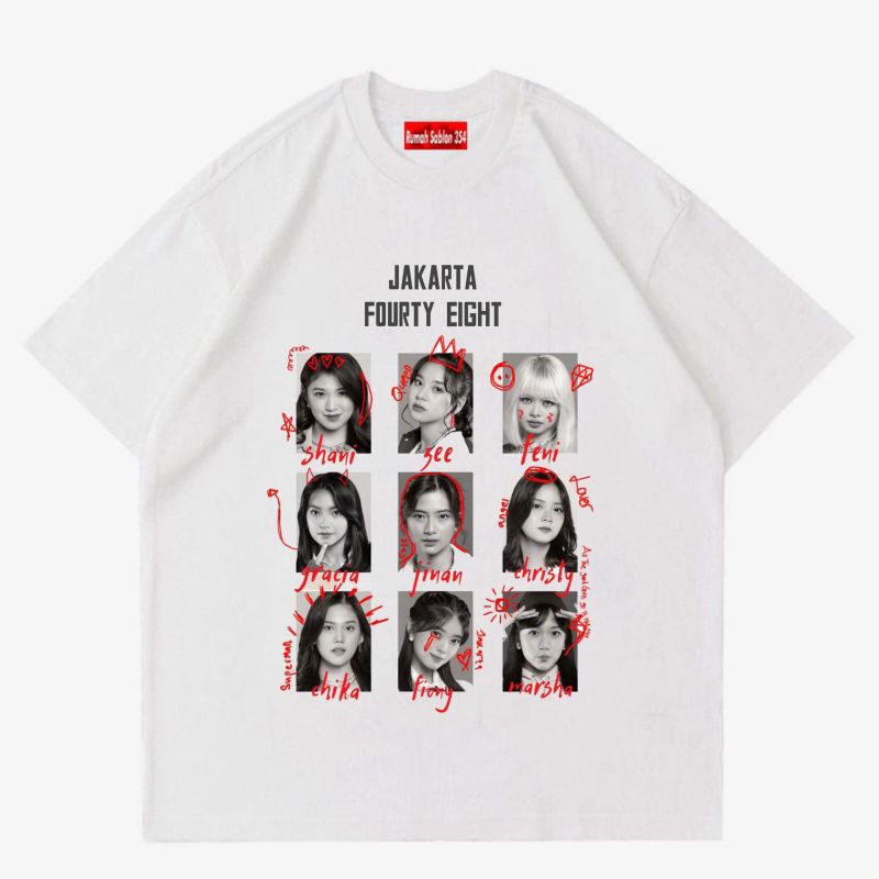 KAOS | TSHIRT | HEAVY METAL ROTATION | PUNK | bootleg | Riseparty Tshirt JKT48