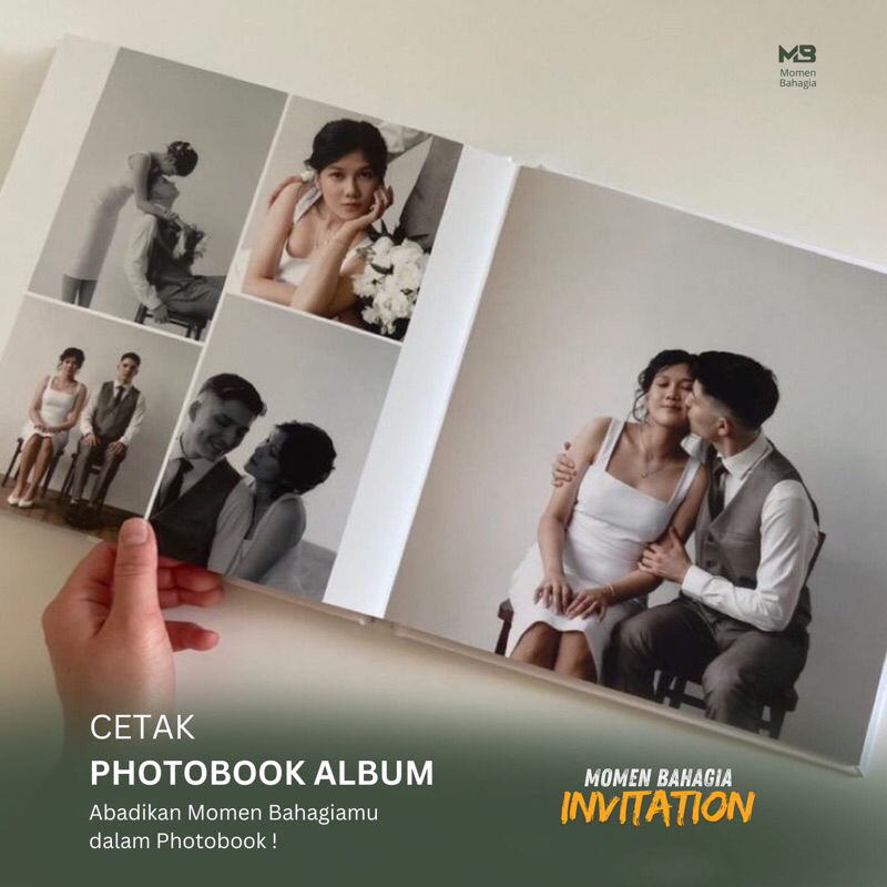 Jasa Desain & Cetak Photobook Foto Album Kekinian Kualitas Premium Hardcover Bisa Landscape/Portrait