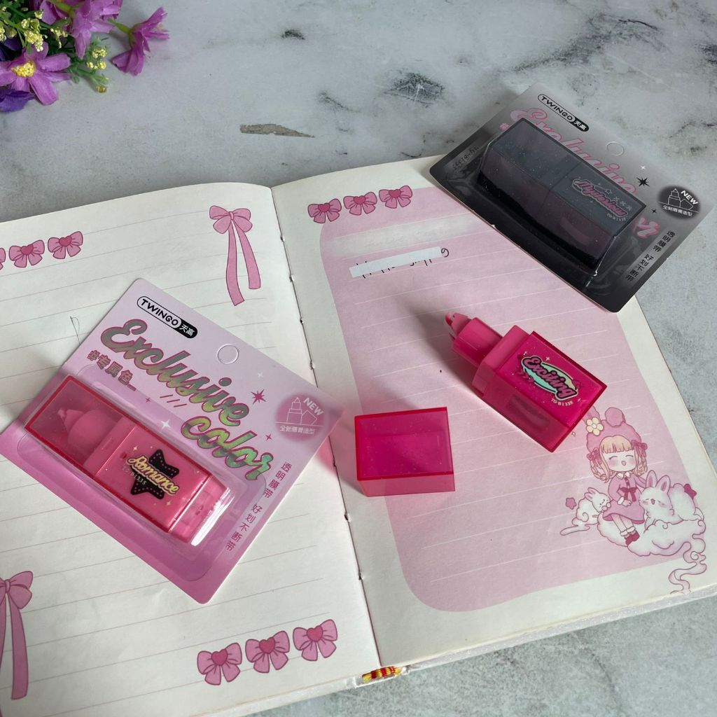 

CORRECTION TAPE BARBIE BENTUK KOTAK tipex cair keperluan sekolah corretion tape lucu fancy imut unik bisa COD termurah import