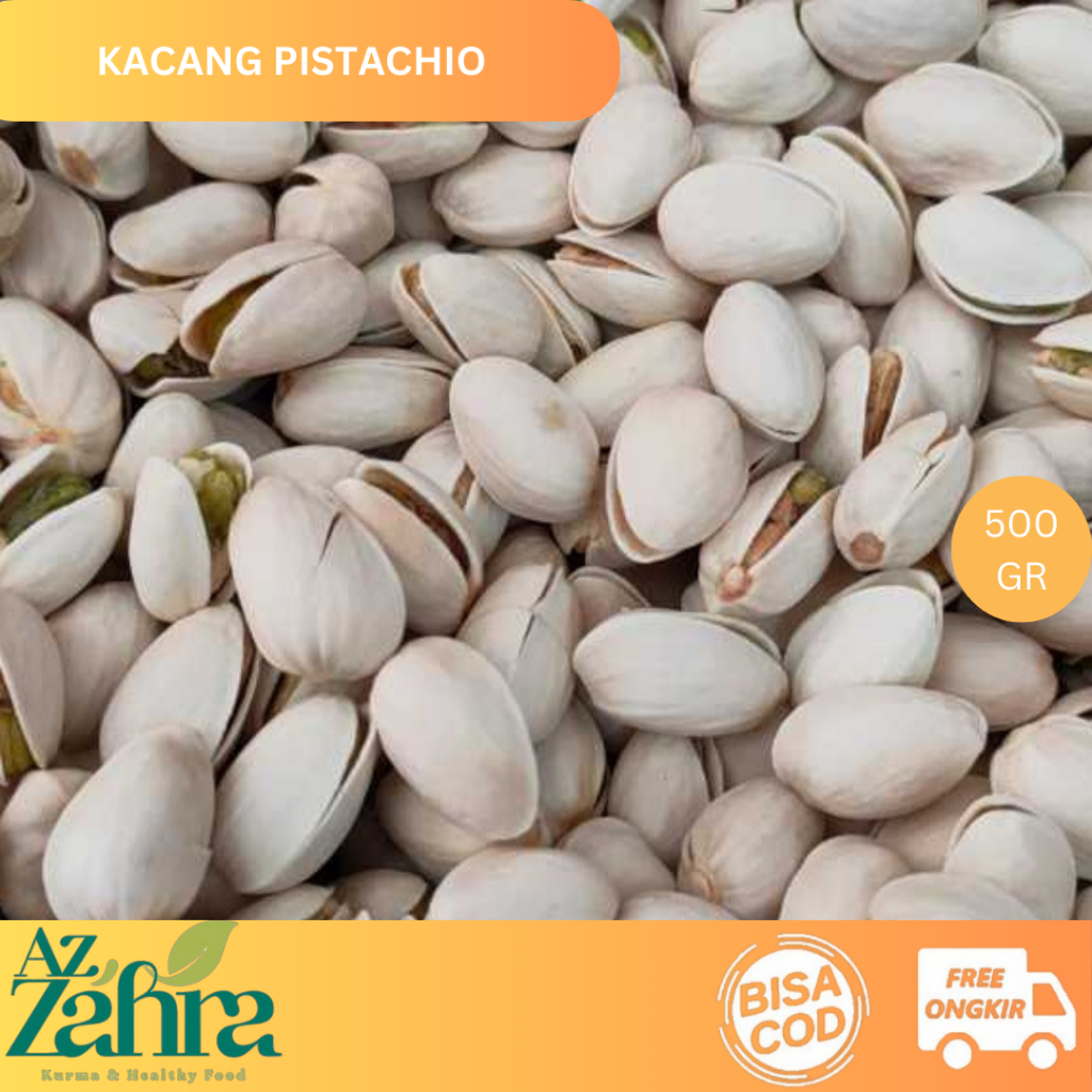 

Kacang Pistachio Fustuk Panggang 500 gr Oleh-Oleh Haji Umroh Siap Makan