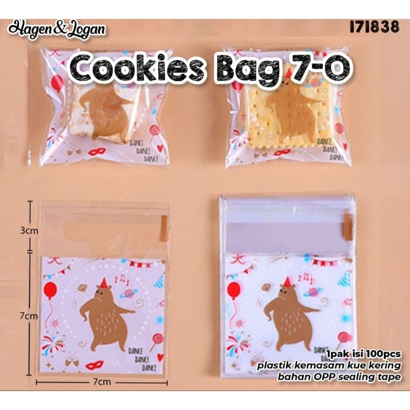 

PLASTIK COOKIES BAG 50 PCS