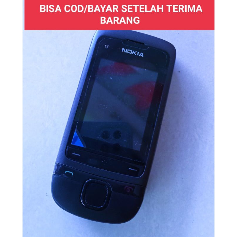 Nokia C2-05 Sliding -Hp Jadul Normal