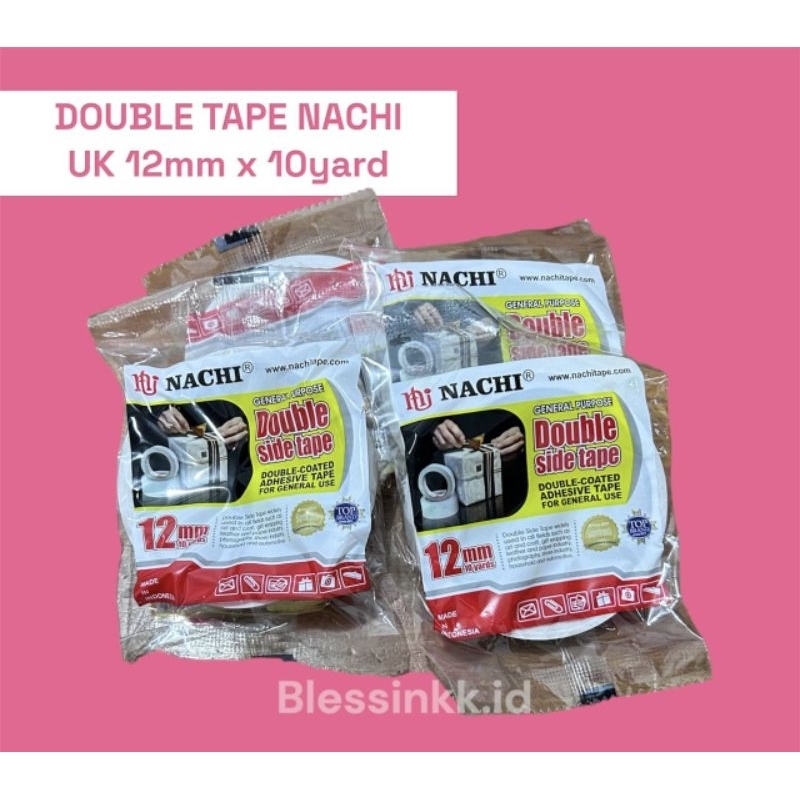 

DOUBLE TAPE NACHI / DOUBLE TAPE KERTAS 12mm
