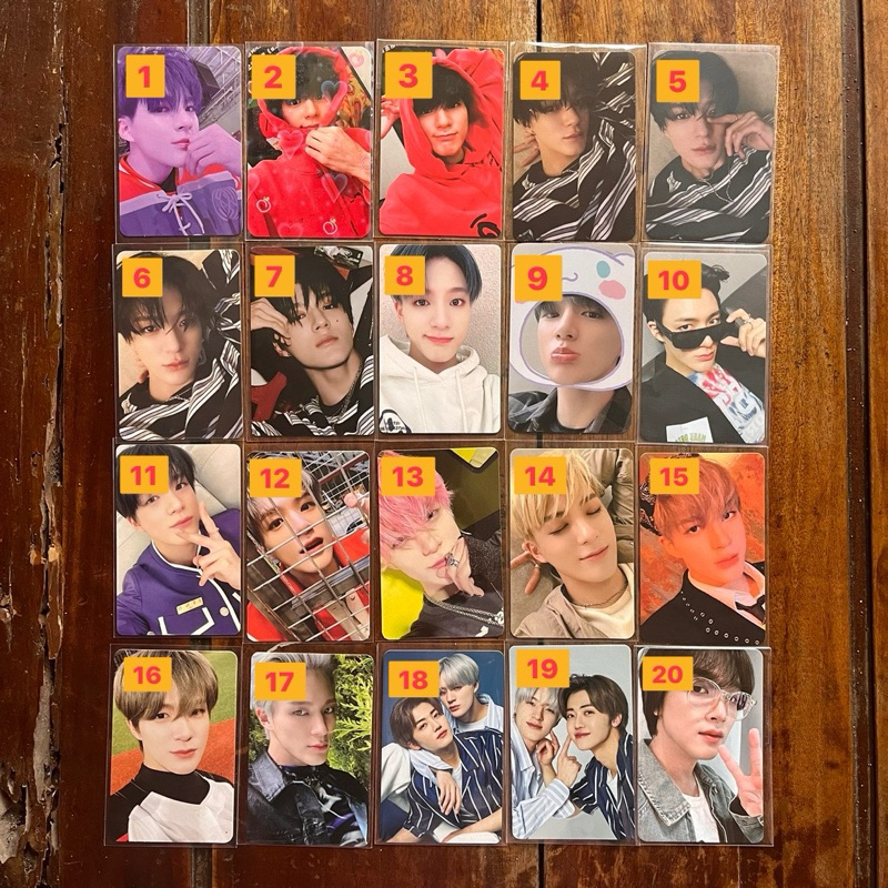 PHOTOCARD PC OFFICIAL NCT DREAM AAB LEE JENO JAEMIN NOMIN HAECHAN TINTA RESONANCE YZY MD HOT SAUCE H