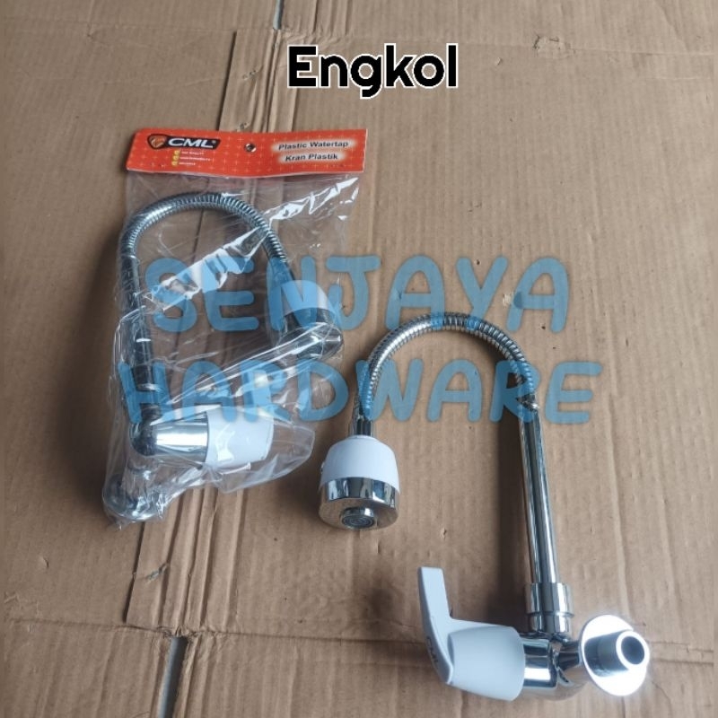 Kran keran angsa cuci  piring plastik pvc abs fleksibel flexible kran dapur Camel