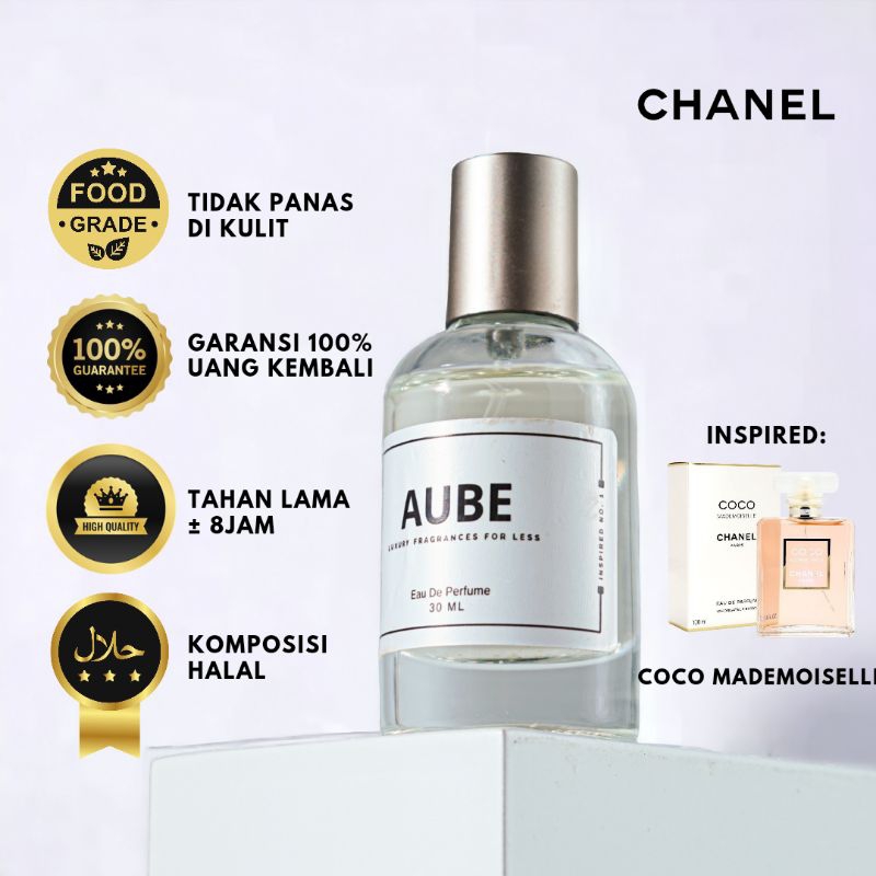 Aube - Coco Mademoiseille Parfum Wanita Aroma Tahan Lama Eau De Perfume 10ML 30ML 50ML Minyak Wangi 