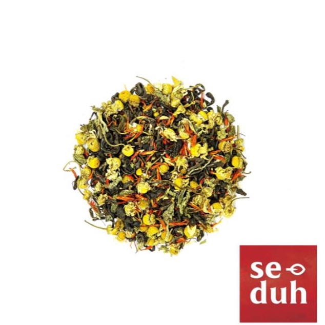 

TERLARISSS SUNSET BREEZE Tea Blend Chamomile Mint Safflower Green Tea 15 gram 6 gram