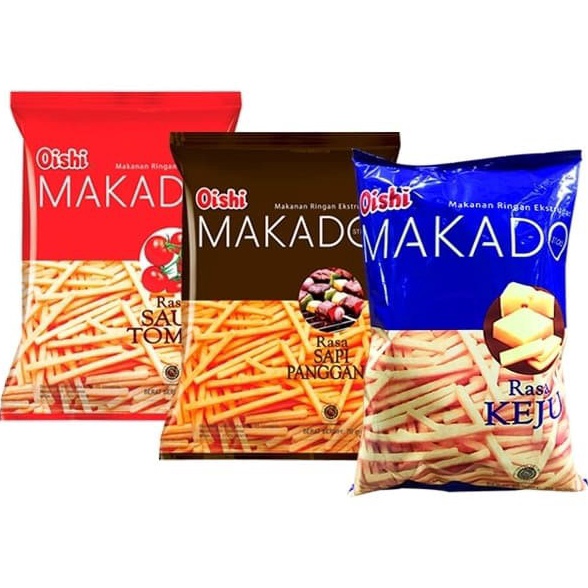 

TERBAIK OISHI MAKADO ANEKA RASA 6GR CAMILAN MAKANAN RINGAN