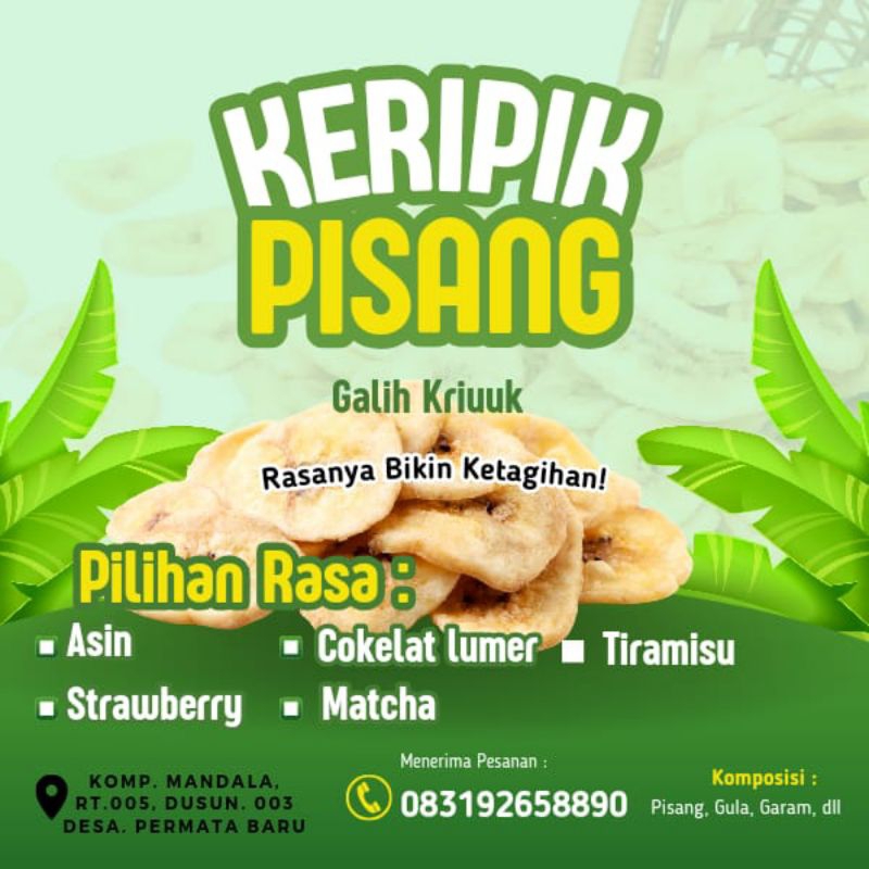 

Kripik pisang lumer