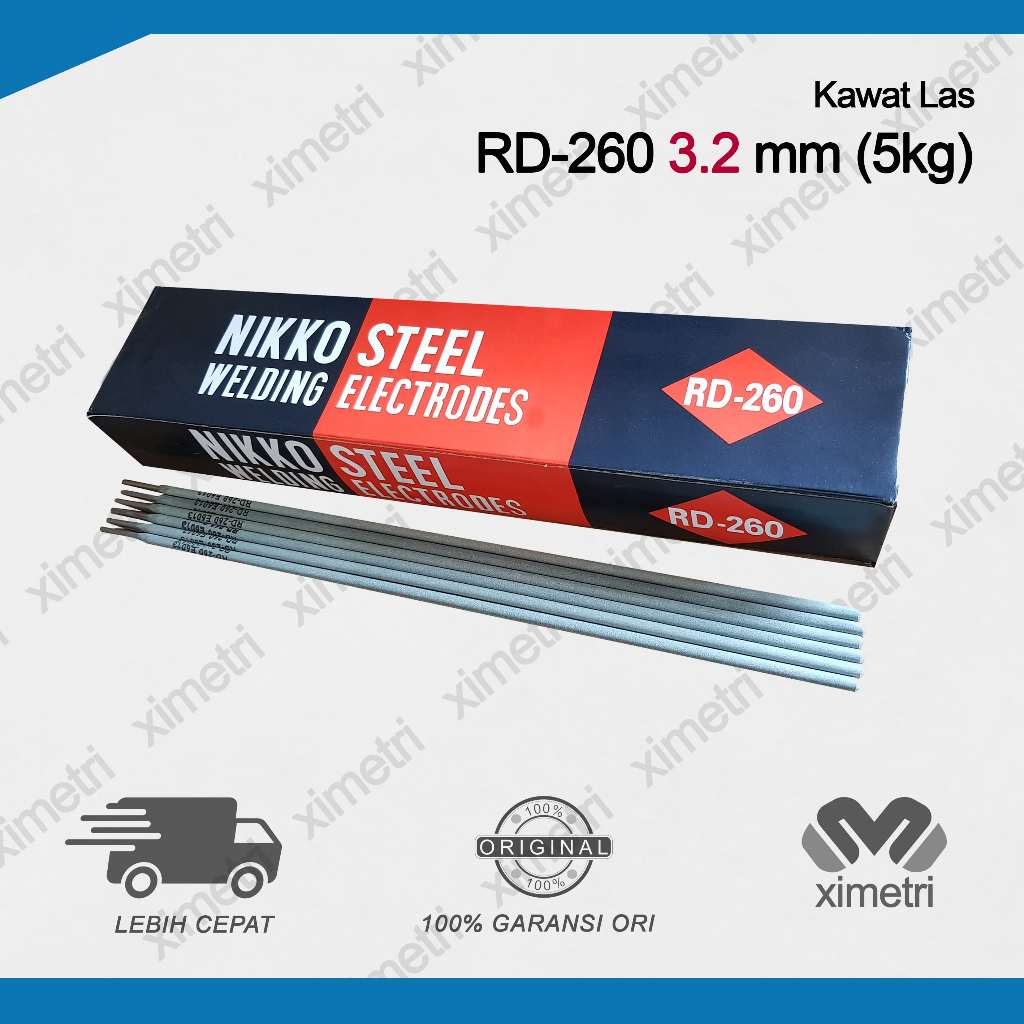 Kawat Las Nikko Steel RD 260 3,2 mm / Las Elektroda RD260 3.2 mm