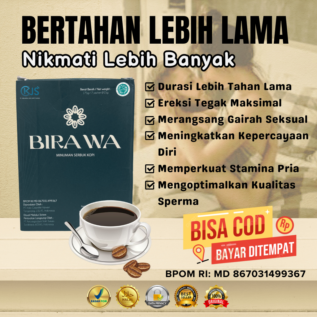 kopi alami herbal penambah stamina pria penyubur dan pembesar Mr p BIRAWA kuat dan tahan lama