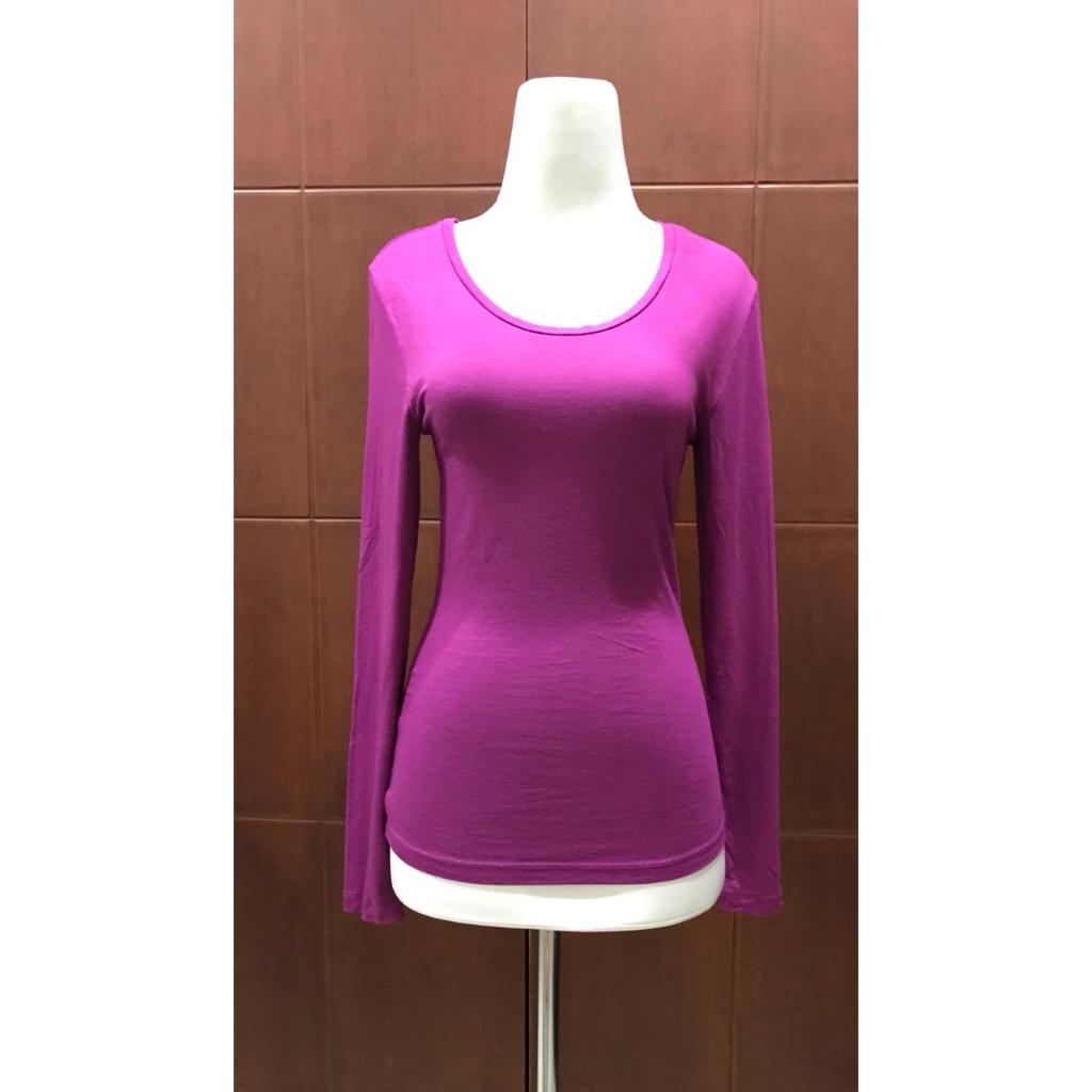 KAOS MARKS & SPENCER ORIGINAL PRELOVED BAHAN ACRYLIC VISCOSE ELASTANE WARNA PINK TUA SIZE 12