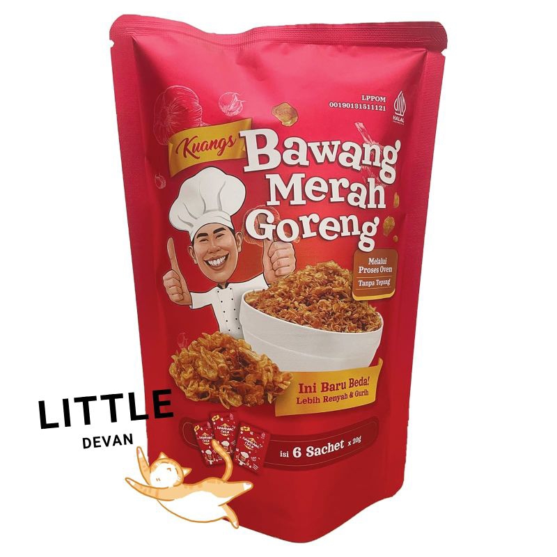 

KUANGS BAWANG MERAH GORENG tanpe tepung / brambang oven 120 gr