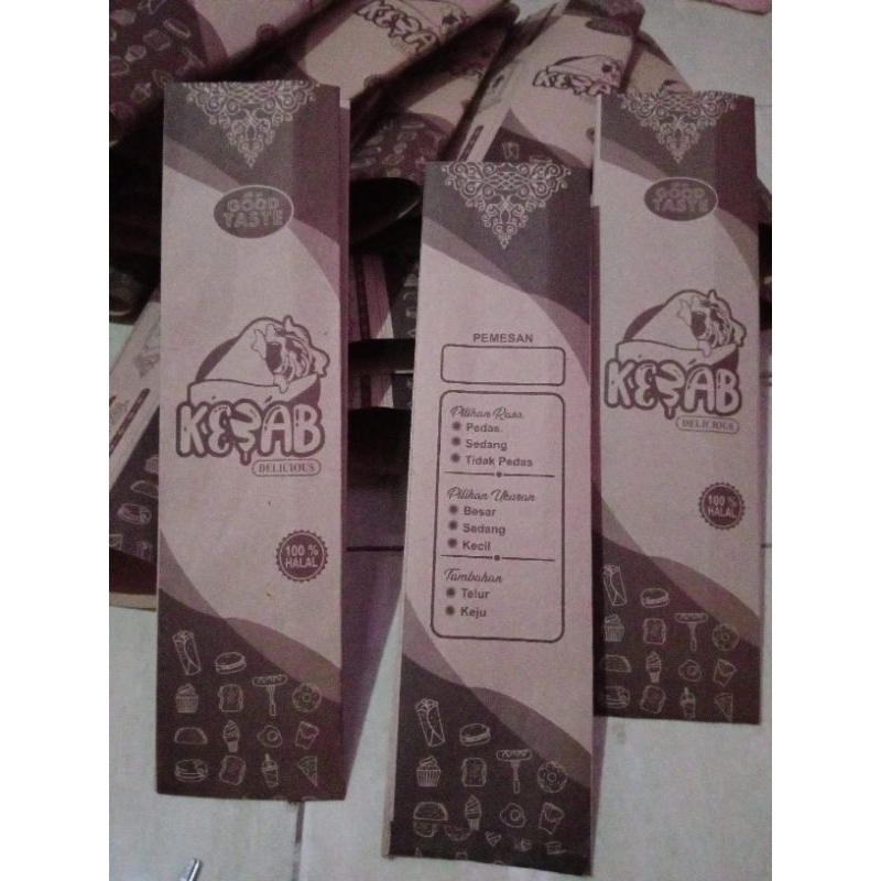 

Kertas kebab mini 100pics