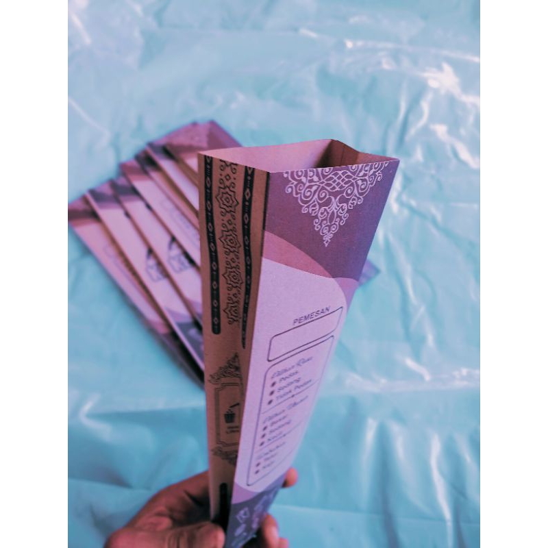 

100pcs kertas kebab mini