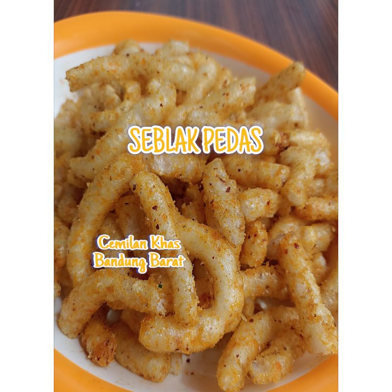 

Kerupuk Gurilem Pedas Varian Bumbu Seblak (100gr) ECO