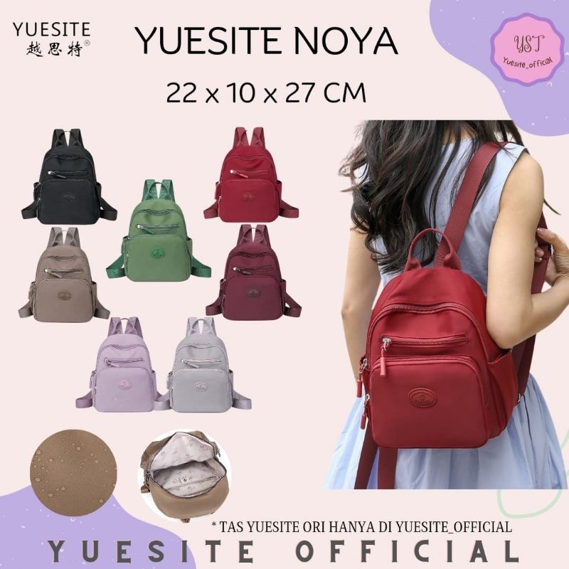 YUESITE NOYA ORI TAS RANSEL WANITA TAS PUNGGUNG KECIL BACKPACK