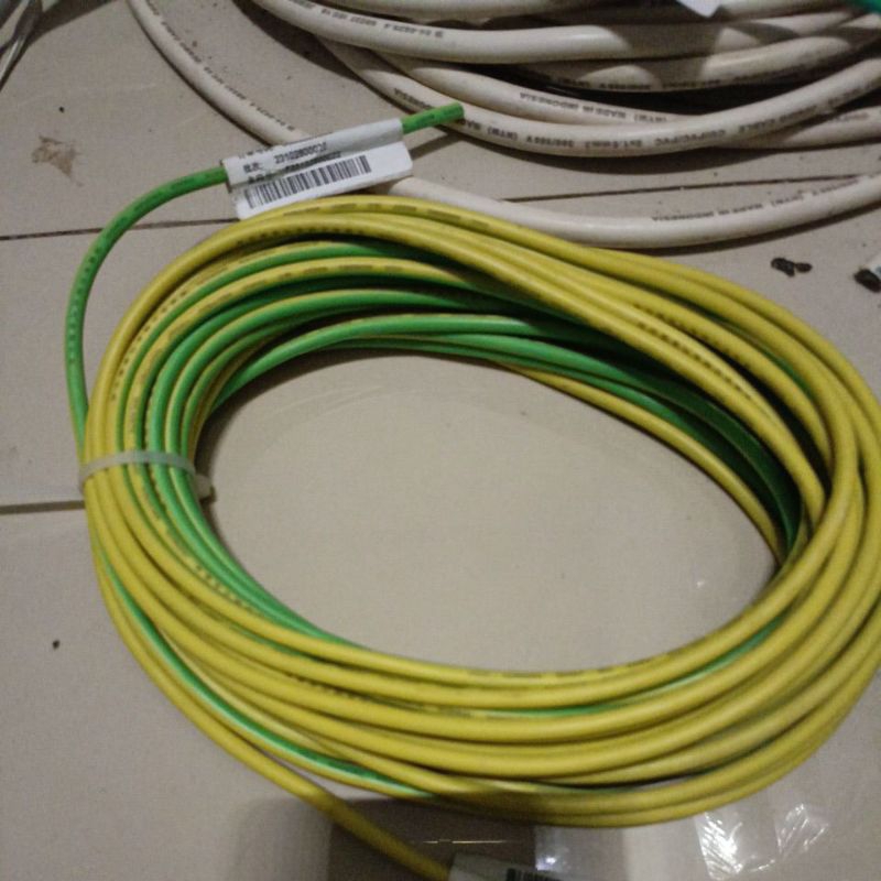 kabel tunggal serabut NYAF 1×6mm 2.5meter gonsi