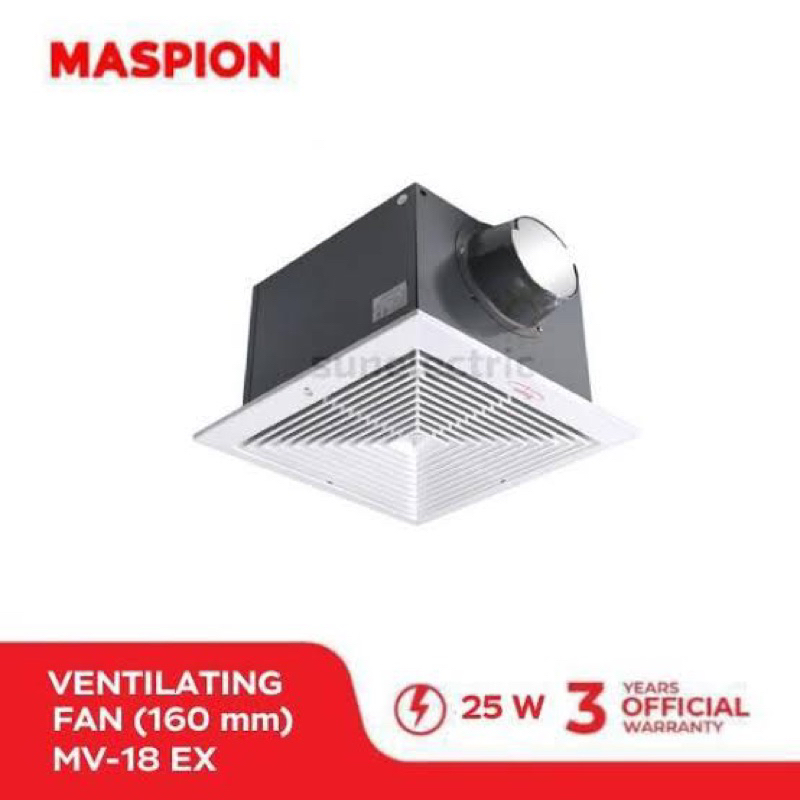 EXHAUST FAN Maspion 8 inci Plafon exhaust fan 8 inci Maspion MV18EX Maspion MV 18 EX Maspion VENTILA