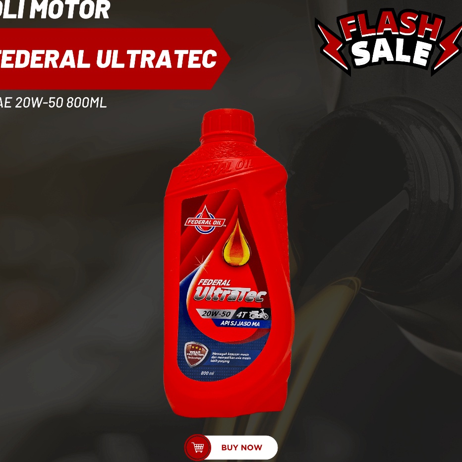 KP8 Oli Motor Federal Ultratec 8ml Oli Mesin Federal Ultratec