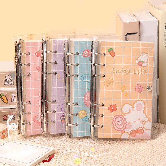 

PROMO RABBIT BEAR Binder A6 SET PVC dengan loose leaf 1 Lembar GRID GARIS