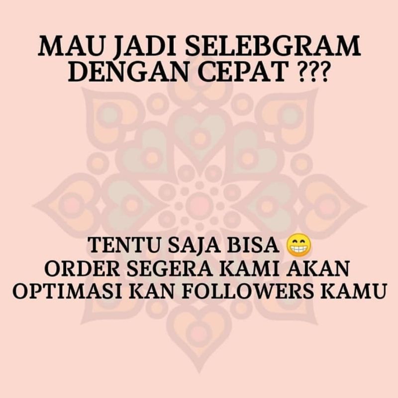 FOLLOWERS INSTAGRAM BERGARANSI