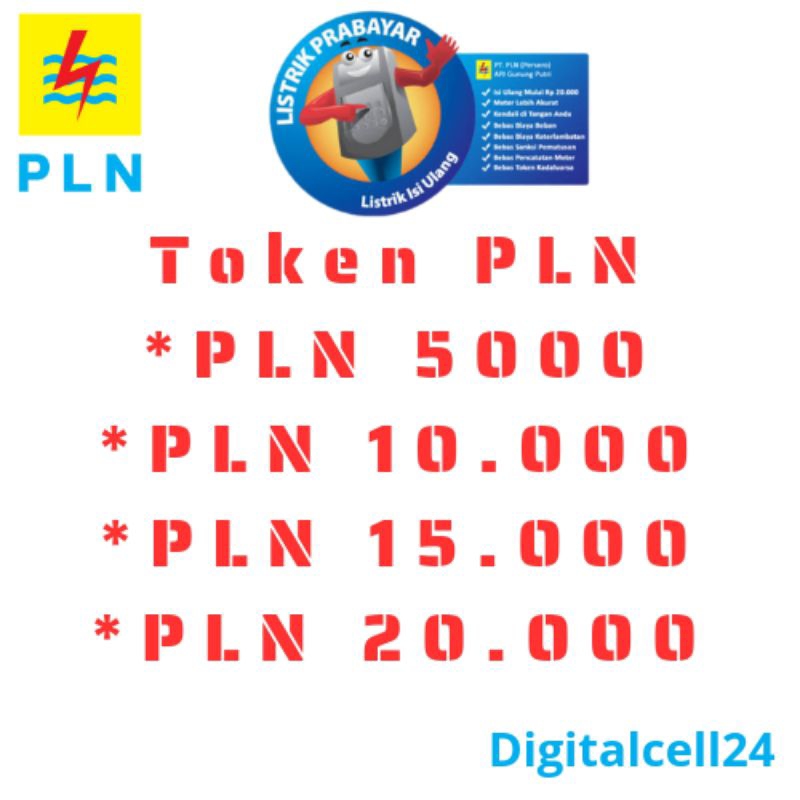 TOKEN PLN - TOKEN PLN PROMO - PLN TOKEN PROMO - PLN TOKEN - TOKEN PLN 5K - TOKEN PLN 5 RIBU - TOKEN 