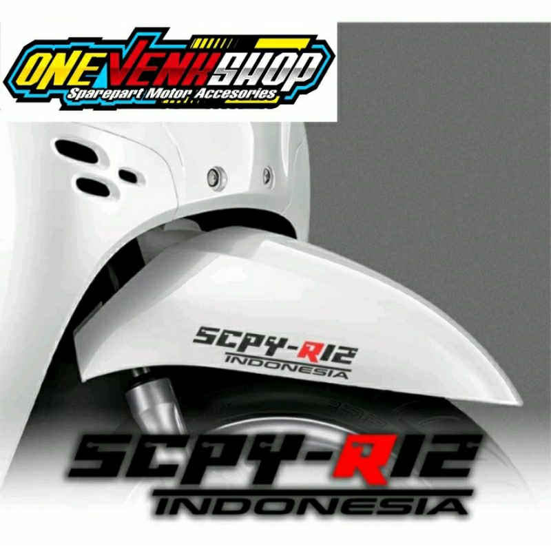 STICKER SCOOPY STICKER SCPY-R12 INDONESIA