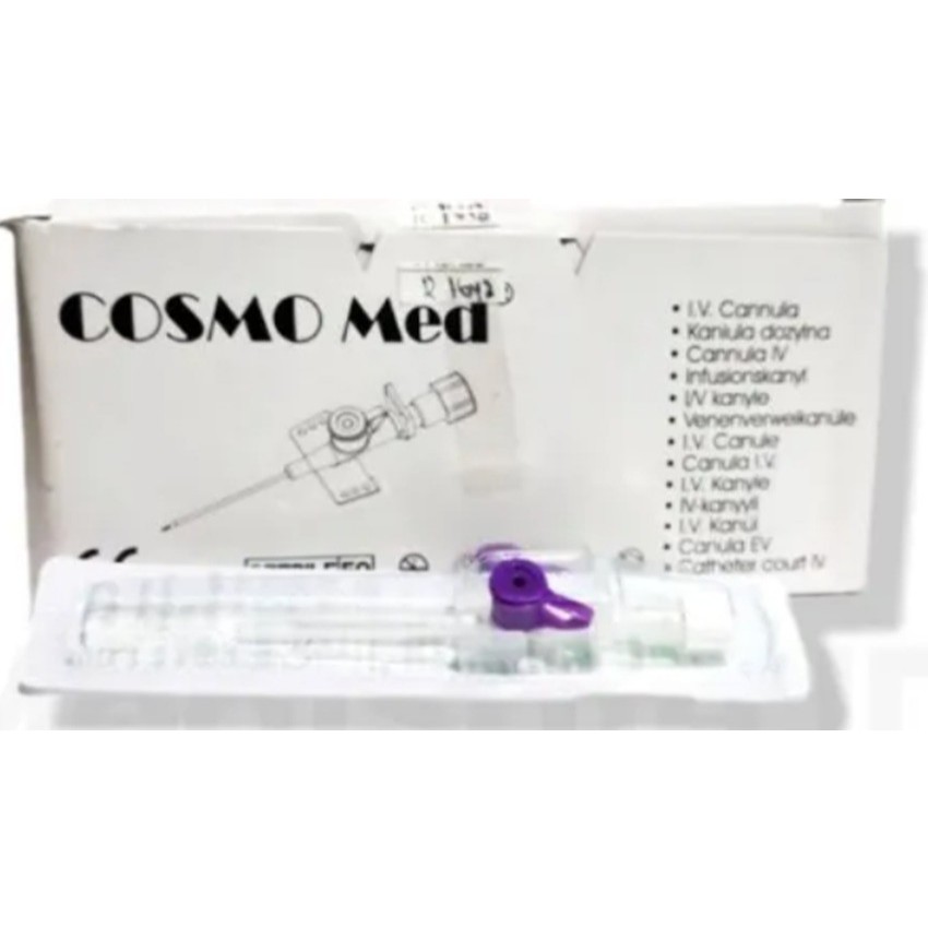 IV Catheter/ Abbocath No. 26 G Merk Cosmo (Type Wing Port) Per Pcs