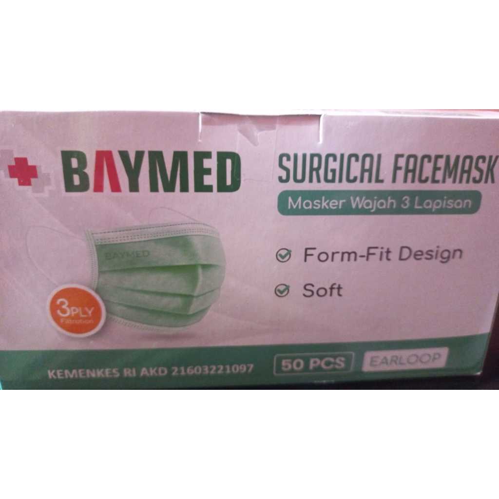 Masker Medis 3Ply Baymed Earloop
